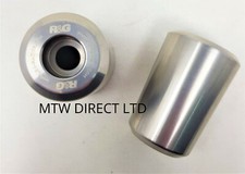  PAIR R&G Stainless Steel Bar Ends FOR Kawasaki Z650RS (2022)