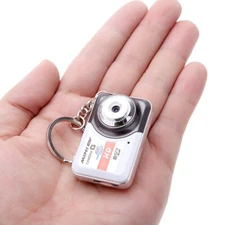 Mini Portable HD Camera Keychain High Definition with Mic Supports 32GB SD Card