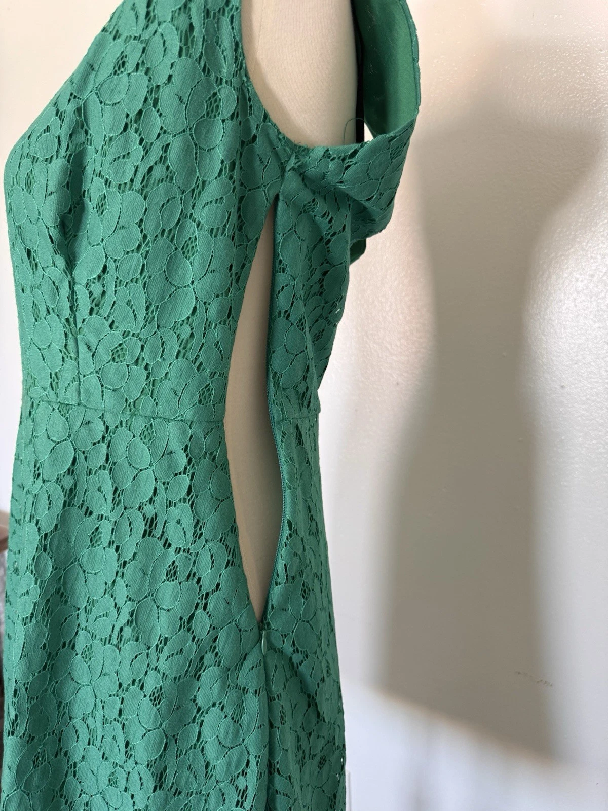 VETEMENTS Mini abito donna Enfocus Studio in pizzo verde taglia 4