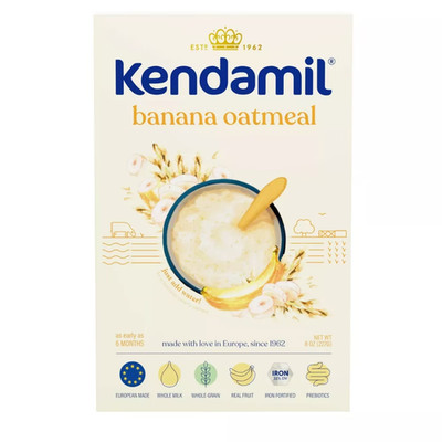 Kendamil Creamy(1) & Banana(2) Oatmeal - Infant Nutrition - 8oz 2 Boxes