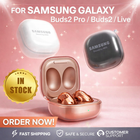 Clear Protective Cover Case For Samsung Galaxy Buds 4 3 2 Pro Live FE Earbuds