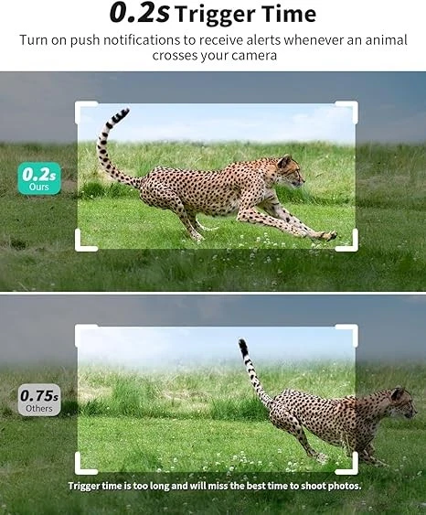 SEHMUA Wireless Trail Camera 720p Video Motion Activated Low-Glow RBX-H10 - Camo - Image 3 of 4