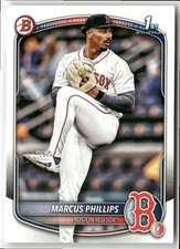 Marcus Phillips [Red] #BD-54 Prices | 2025 Bowman Draft | Baseball 