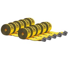 10 Pack Kinedyne 4 X 27 Winch Straps W Flat Hook Flatbed Tie Down Strap