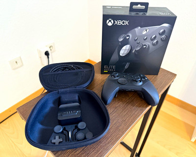 Xbox Elite Series 2 Controller kabellos Schwarz für Xbox One/Series X|S Case