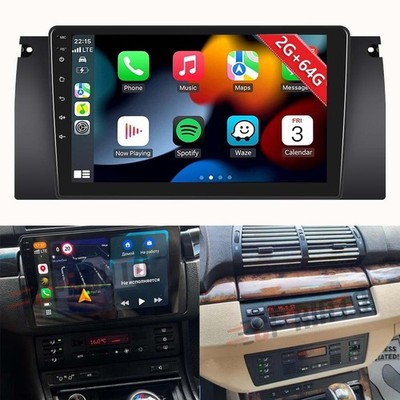 For BMW X5 E53 Android15 Apple Carplay Car Radio Stereo GPS Navi WIFI RDS 2+64GB