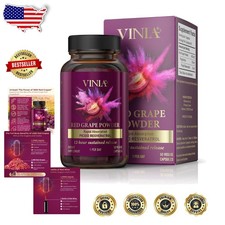 Piceid Resveratrol Capsules: Boost NO, Blood Flow, Heart Health - 60 Count