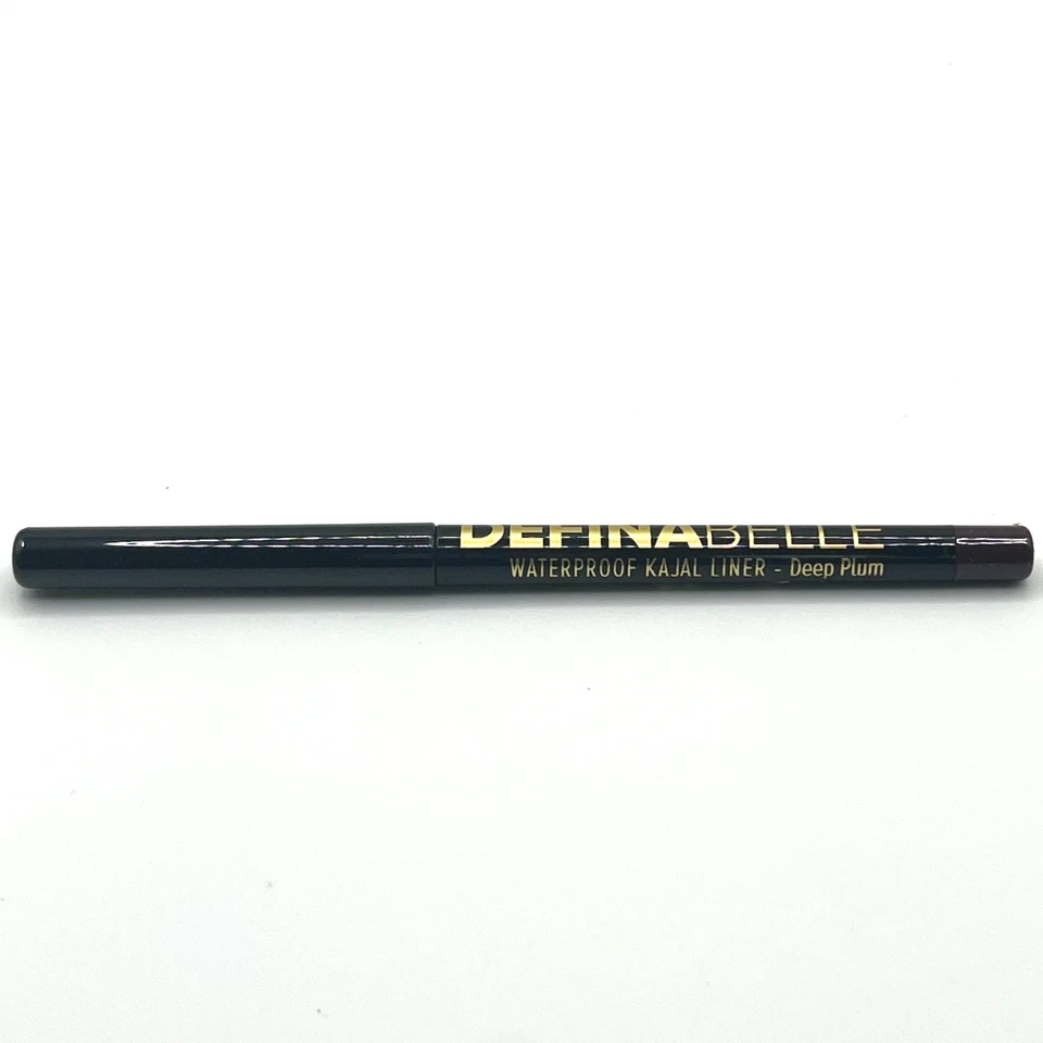 Belle Beauty Waterproof Eyeliner By Kim Gravel DefinaBelle Deep Plum Kajal New - Image 2 of 4
