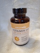 NatureWise Vitamin D3 5000iu 125 mcg for Healthy Muscle Function 360 Count