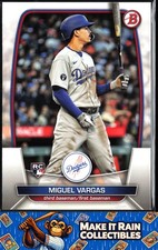 Miguel Vargas 2023 Bowman #88 Los Angeles Dodgers Rookie RC