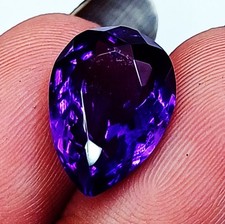 Certified Natural Violet Amethyst 6.80 Ct Pear Shape Loose Gemstones