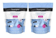 Neutrogena Makeup Remover Wipes Travel Essential On-The-Go, 2 Packs Of 20 Each
