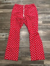 Vineyard Vines Christmas Whales Lounge Pants Pajamas Mens Medium Red