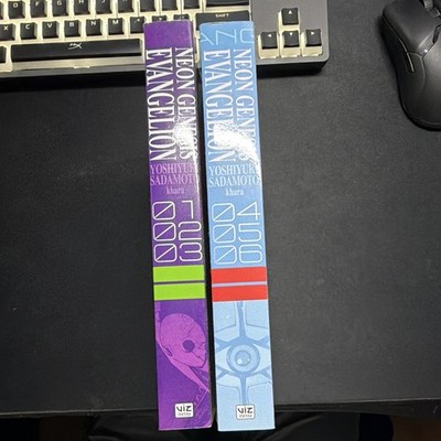 Neon Genesis Evangelion Manga Lot Vol 1-6 Yoshiyuki Sadamoto VIZ Big
