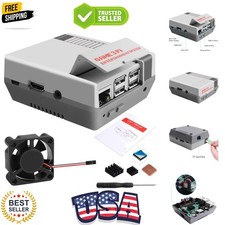 Case for Raspberry Pi 3B with Fan, Retro Gaming Nes3Pi Case with Cooling Fan...