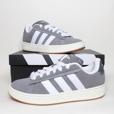 Adidas Grand Court Alpha Grey White Gum Authentic Mens Size 10 New