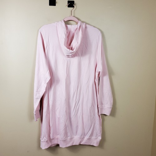Ellos Pink Full Zip Sweatshirt with Hood in Pink Size 18/20 - Picture 6 of 10