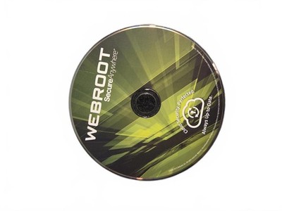 Webroot SecureAnywhere (PC/Mac, 2006-2013) Antivirus Software | Physical Disc