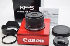 Canon RF-S 10-18mm F4.5-6.3 IS STM with original box and bonus item