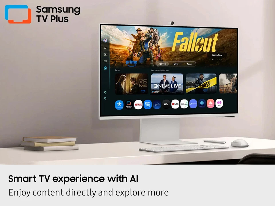 32" M80B 4K UHD Smart Monitor with Streaming TV and SlimFit Camera Included - Image 4 of 4