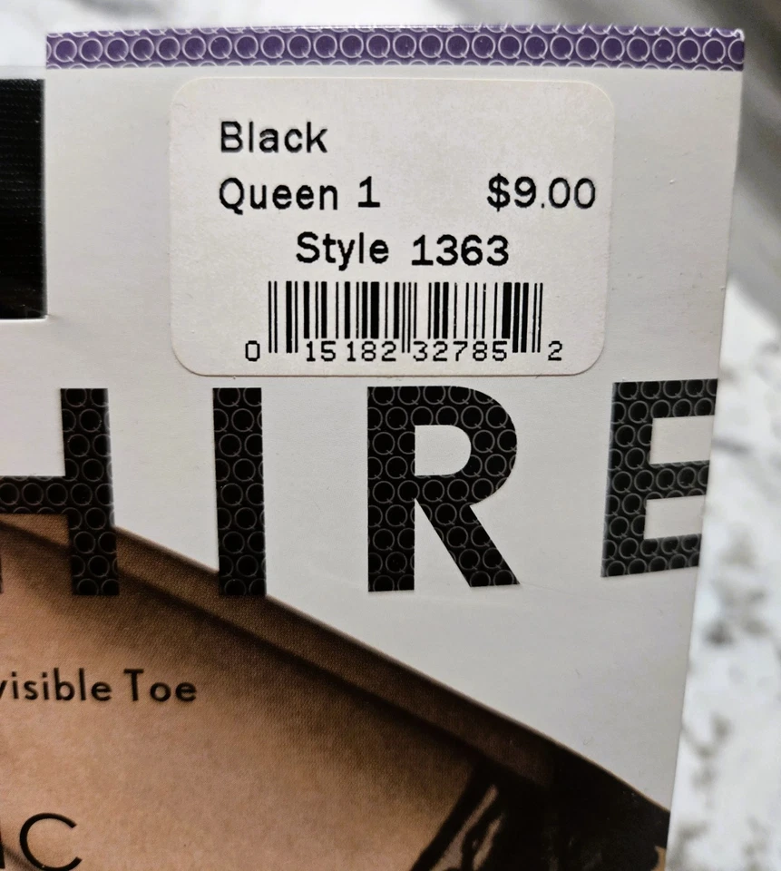 Nuevo en Paquete Berkshire Romántico Talla Queen Negro Muslo Alto Estilo 1363 Foto 2 de 4