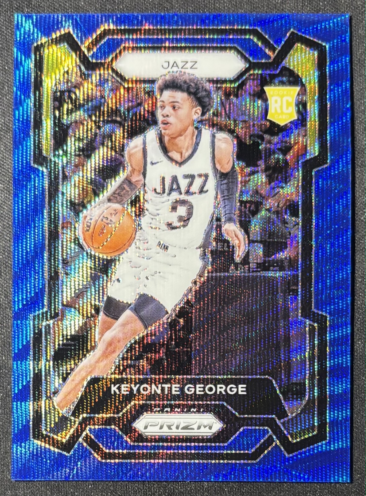 2023-24 Prizm Keyonte George Blue Wave RC #127
