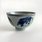 China Transitional period Ming buffalo boy porcelain bowl
