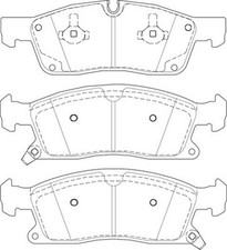 Fits Mercedes Benz Front Brake Pads OEM W166 GLE400 GLE250d GLE350d 4MATIC 00742