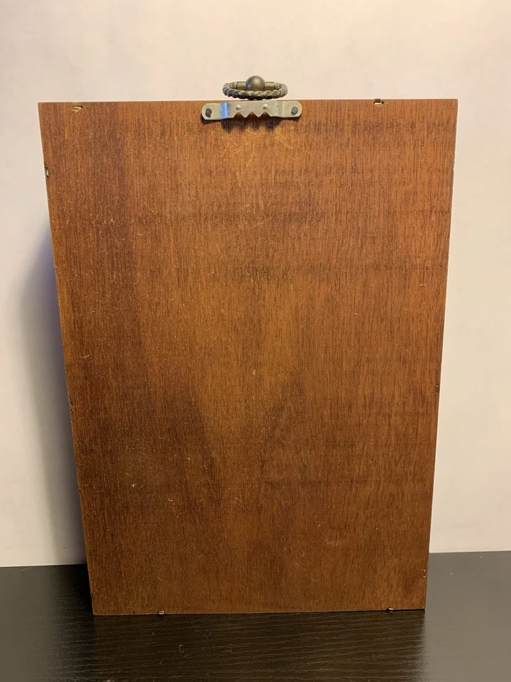 Caixa de sombra de madeira vintage ratos feijão milho cottagecore decoração de campo fazenda - Imagem 4 de 4