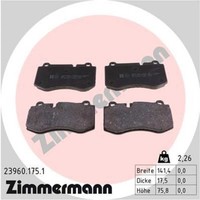 Zimmermann BremsbeläGe Bremsbelegsatz Vorne FüR Mercedes-Benz E-Klasse CLS