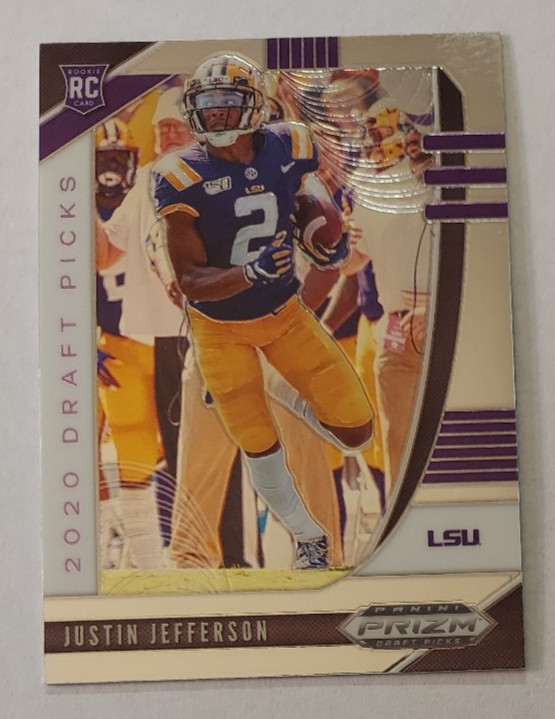 Justin Jefferson Panini Prizm Draft Picks #126 Base