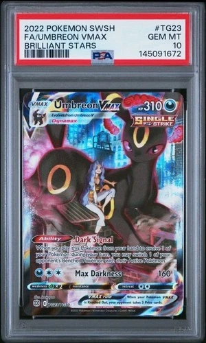 Umbreon VMAX TG23/TG30 Swsh09: Brilliant Stars Trainer Gallery Holo