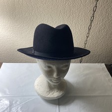 Country Gentleman Water Repellent Black Bowler Hat Large Men Solid Casual Formal