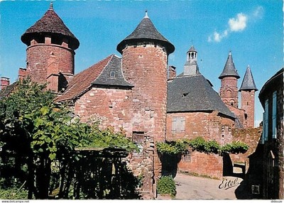 Postkarte - 19 - Collonges la Rouge - Ansicht des Relais St Jacques de Composfelle