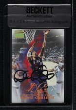 BAS 1998-99 Skybox Premium Doug Christie #142 Seal of Authenticity Auto 3c7