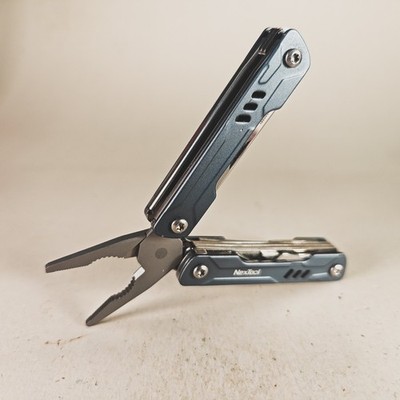 NexTool Mini Sailor Multi Tool Pristine Condition Pliers Scissors Knife Blue