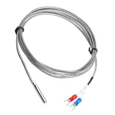E Type Thermocouple Temperature Sensor Probe 4x30mm 6.6ft Wire, 0 - 600 C