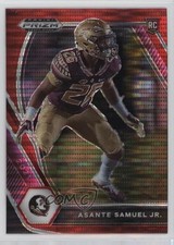 2021 Panini Prizm Draft Picks Red Pulsar Prizm Asante Samuel Jr #111 11f0