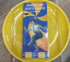 Cirque du Soleil Spinning Plate Officially Licensed Blue Instructions Included