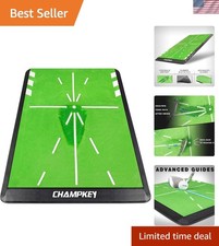 Heavy-Duty Golf Hitting Mat - Swing Path Feedback Golf Practice Mat - Ideal f...
