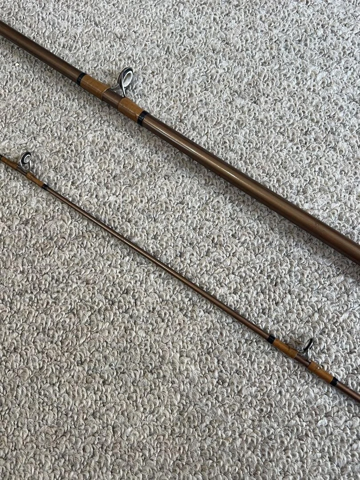 Olympic Vintage Trout Medium Rod 195C Gungrip Rare Retro Used - Image 3 of 4