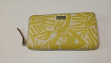 Kate Spade Wallet Wristlet Womens One Size Yellow Tropical Zip Around Floral