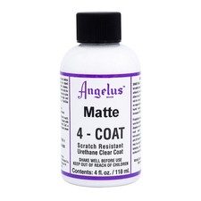 Angelus 4-coat Scratch Resistant Urethane Clear Coat Finishers 4 Oz Angelus 4-coat Scratch Resistant Urethane Clear Coat Finishers 4 Oz