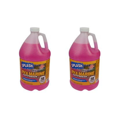 #ad Splash Rv Marine Antifreeze 2 Gal Plastic Bottle 50 Point Freezing pt 2 pk $33.99
