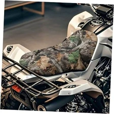  ATV Motor Seat Cover Motorcycle Passenger Seat Cushion Breathable Camo Hunting