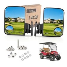 Golf Cart Mirror, Extra Large Side Rear View Universal with Blind Spot Mirror
