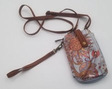 Sakroots Artist Circle Smartphone Crossbody Wallet Purse in Sienna Spirit Desert