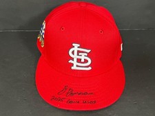 Brendan Donovan Cardinals Signed 2025 Game Used Hat Jackie Robinson Day MLB Holo