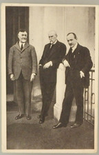 Portr&auml;t Foto Postkarte tschechische Politiker 1923 (144810)
