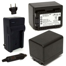 Replacement for Canon VIXIA HF R700 Battery 2-Pack, 2900mAh and Charger